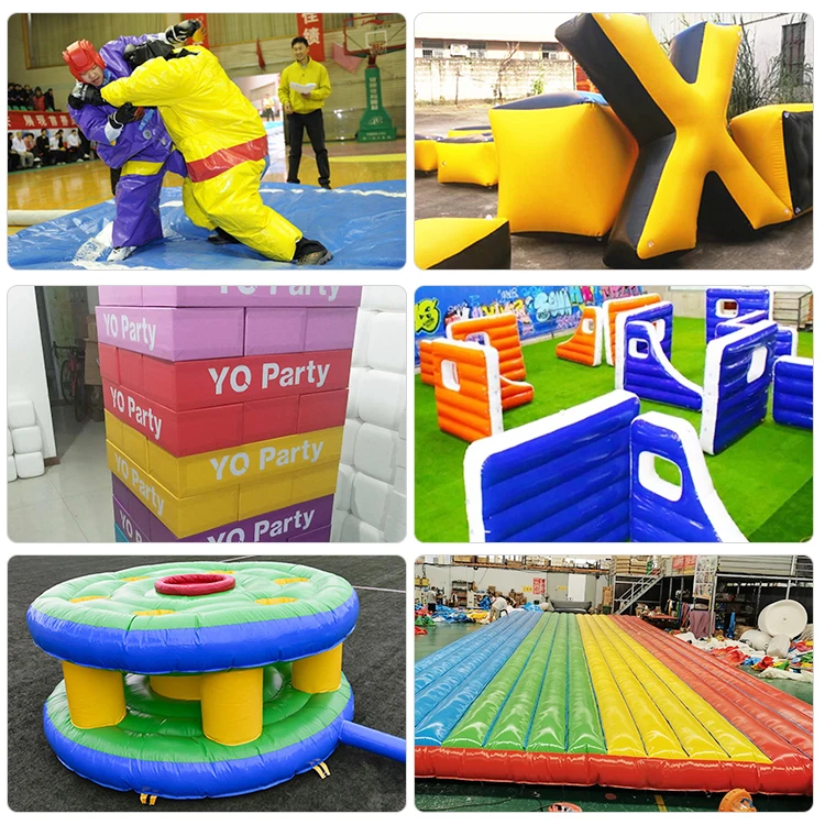 Cheap in China Custom Kids Bouncy Bouncer Bounce House Inflatable a Folding Boxing Ring Wrestling Design Battle Game for Sale