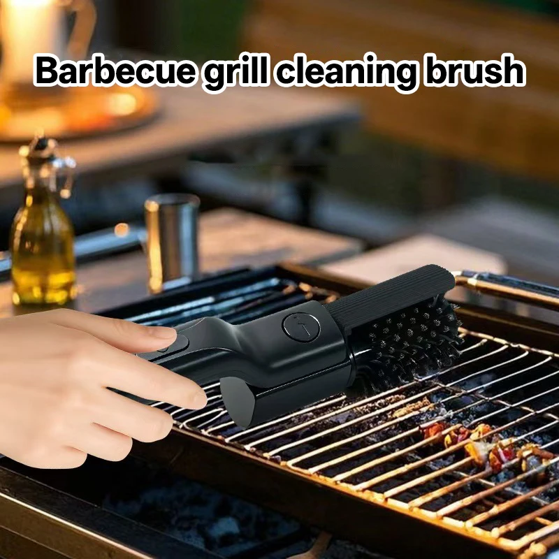 

BBQ Grill Brush 3-Speed Settings Electric Grill Brush,180° Adjustable Head,90 Mins Grill Cleaner for Outdoor Griddles Smokers