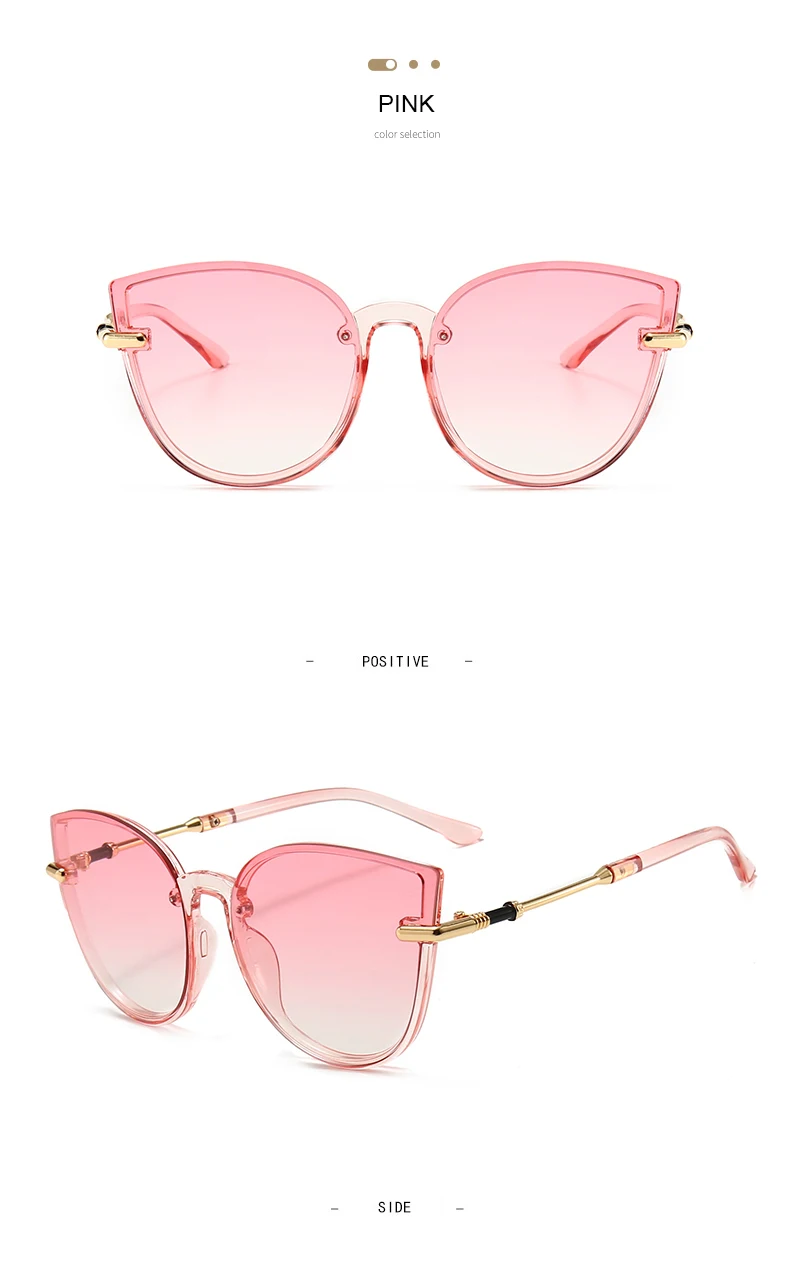 Neuer Modetrend Personalisierte Sonnenbrille mit Großem Rahmen Internet-Berühmtheit Instagram Damen-Sonnenbrille 6044 – Detail 13