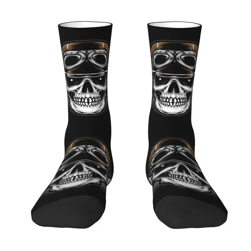 

Scuba Skull Dive Diver Dress Socks for Men Women Warm Funny Novelty Crew Socks