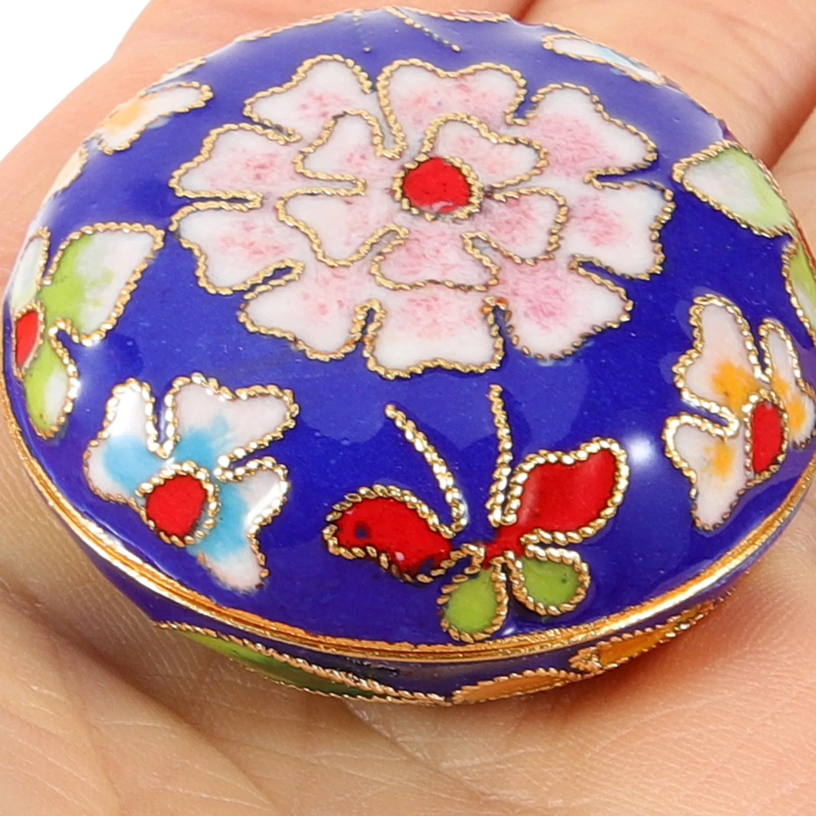 

Vintage Jewelry Case Chinese Style Sturdy Materials No Burrs Delicate Design Home Bedroom Shop Living Room Decor