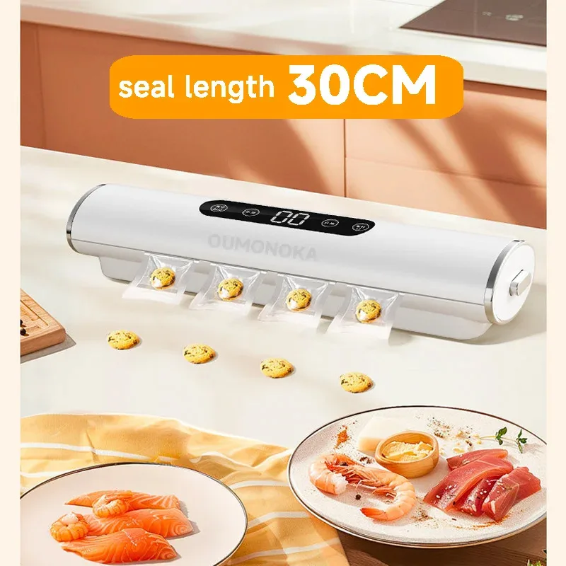 2026 Professional Vacuum Kitchen Sealing Machine Sealer for Food Vacuumor for Products  Cuisine Packaging Plastic Bag Sealant