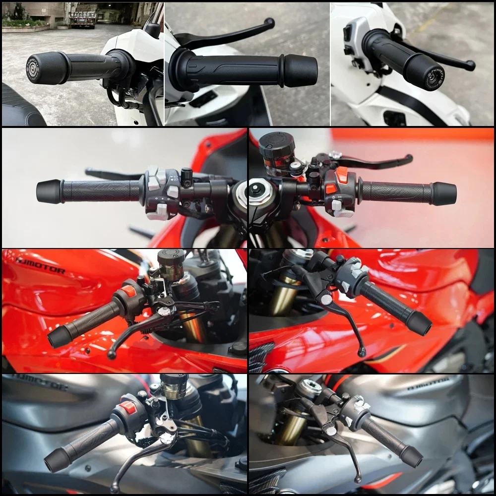 Manopole per manubrio moto Estremità Spina Bar Pesi Estremità Tappi manubrio per Aprilia RSV4 RR RF 2009-2020