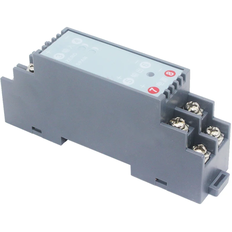 0-10V เครื่องส่งสัญญาณ10A DC5A ราง DIN 35มม., เครื่องส่งสัญญาณแรงดันไฟฟ้า1 in 1 OUT 4-20MA