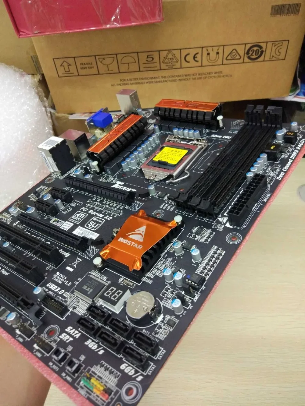 Imagem -05 - Placa-mãe Soquete de Sobrefrequência 32gb Ddr3 i7 i5 i3 Tz77xe3 1155