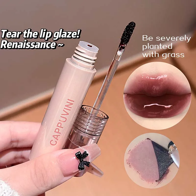 Matte Velvet Peel Off Lip Gloss Long Lasting Natural Lip Stain Waterproof Non Stick Cup Transfer Proof Peelable Liquid Lipstick