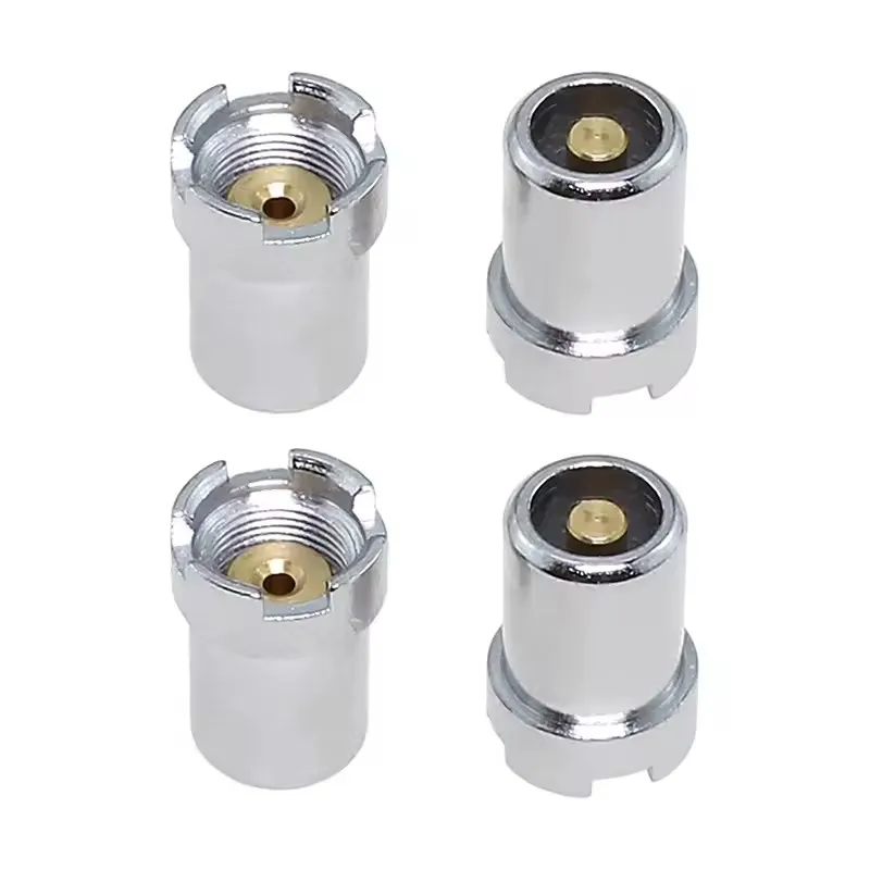 4pcs CBD Vaporizer Magnetic Suction With Perforated Brass Electrode. Magnetic Ring Adapter For 510 Standard Universal Conversion