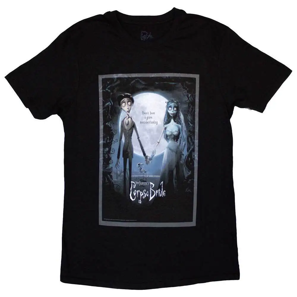 Corpse Bride 'Movie Poster' Black T shirt - NEW OFFICIAL