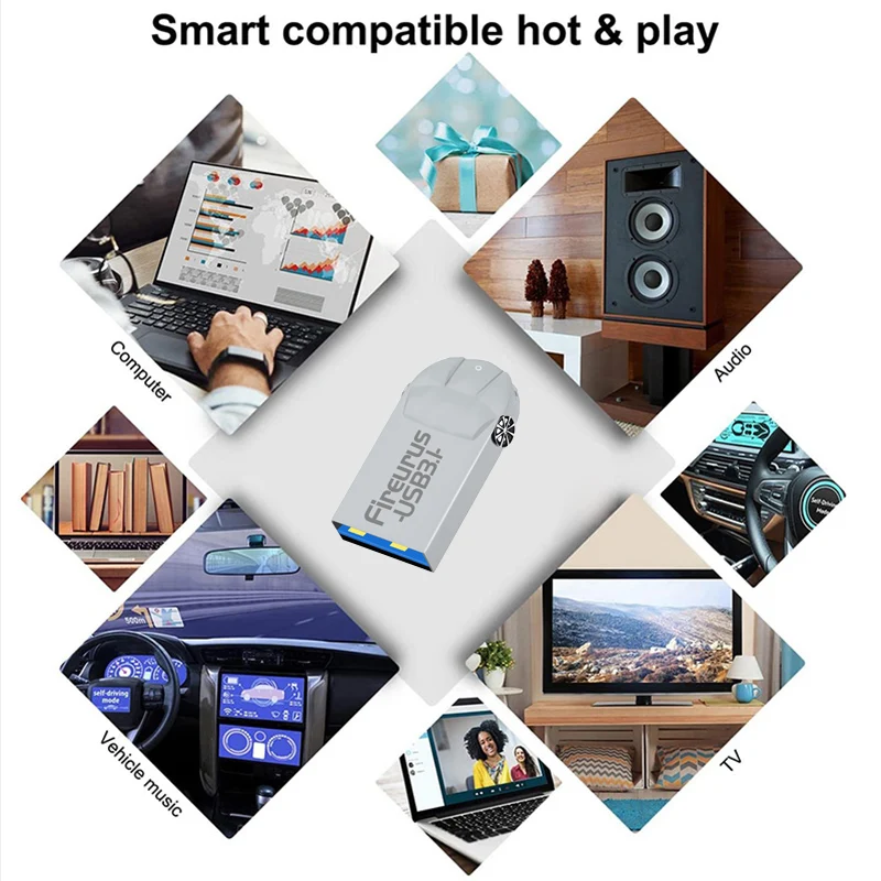 Metal USB 3.1 Memoria USB Pen Drive 256GB Pendrive USB Flash Drive 128GB High Speed Cle USB Flash Memory Key USB Drive