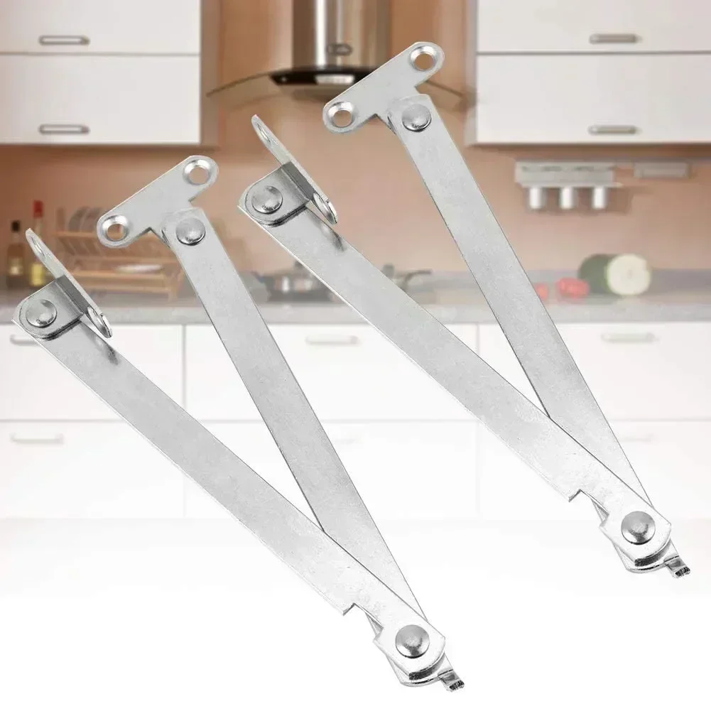 

2pcs Stainless Steel Folding 180 Degree Lid Support Hinges For Furniture Cabinet, Office Shelf, Bookshelf,Office Racks Hinges