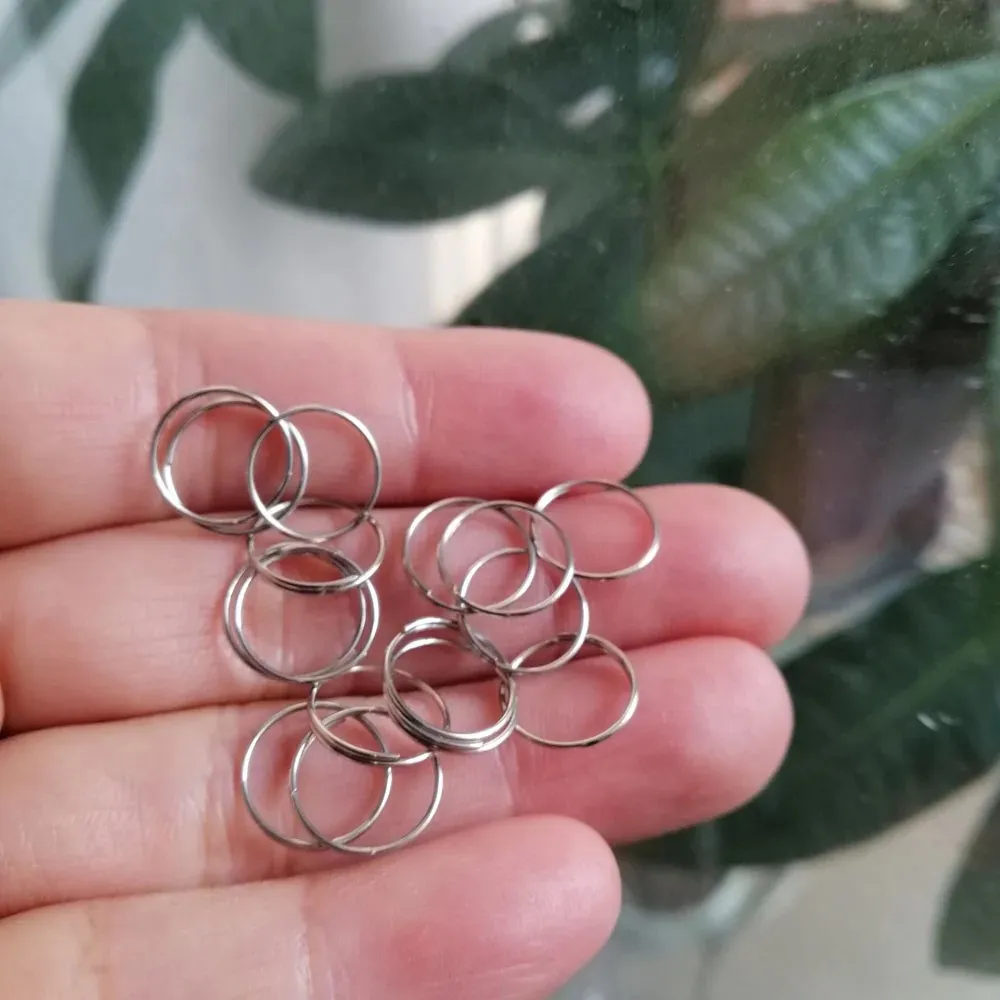 11mm 100pcs Sliver Golden Bronze Color Connectors Metal Rings For Crystal Balls Chandelier Pendants Beads Connect Decoration