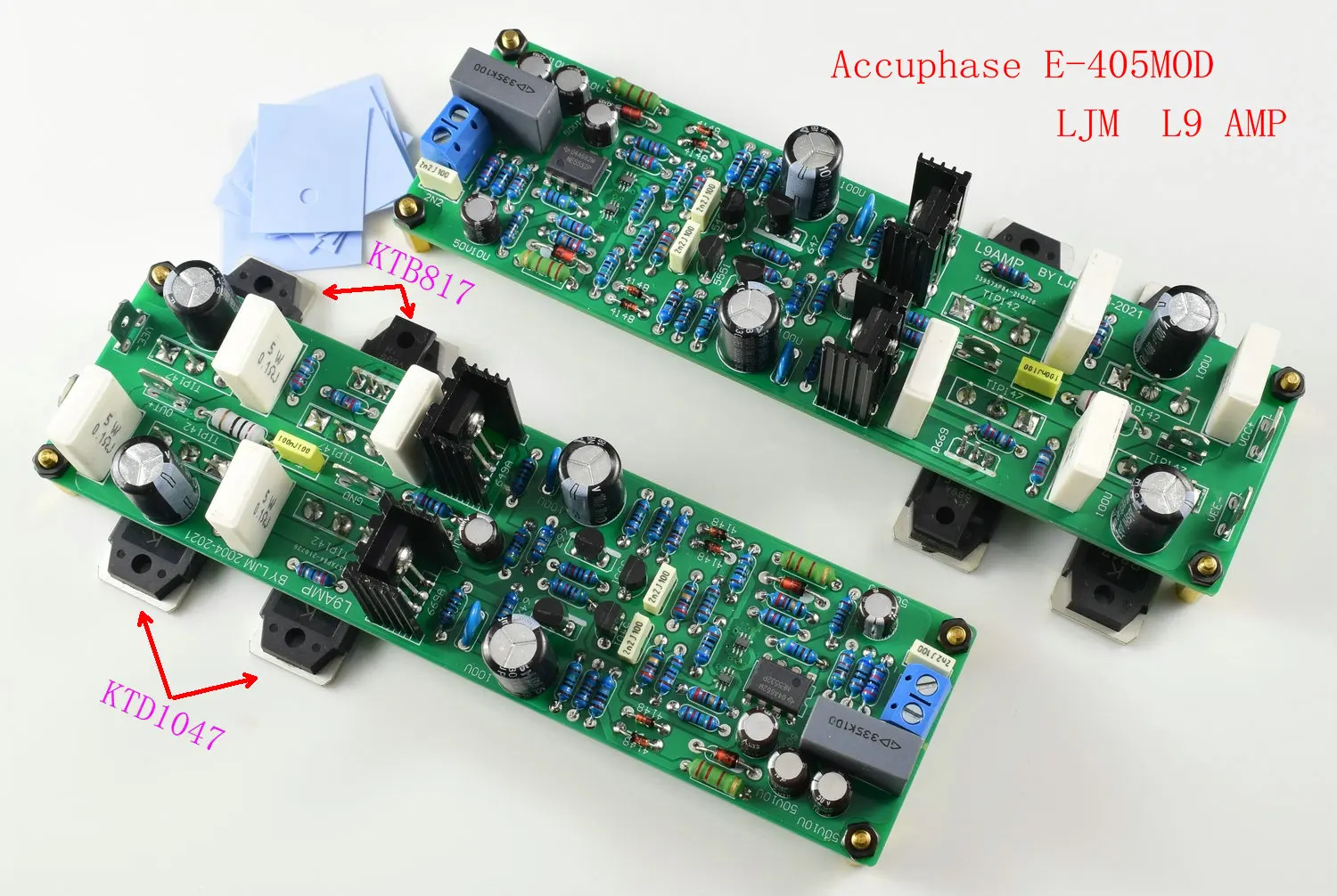 BREEZE Clone Accuphase E405-mod Modified Version Preamplifier Post-amplifier Combined Power Amplifier Loose Parts Finished Board