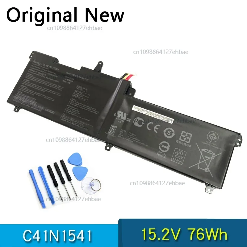

Новый оригинальный аккумулятор для ноутбука C41N1541 для ASUS ROG GL702 GL702V GL702VM GL702VS GL702VT GL702VM1A 15,2 В 76 Втч 0B200- 02070000