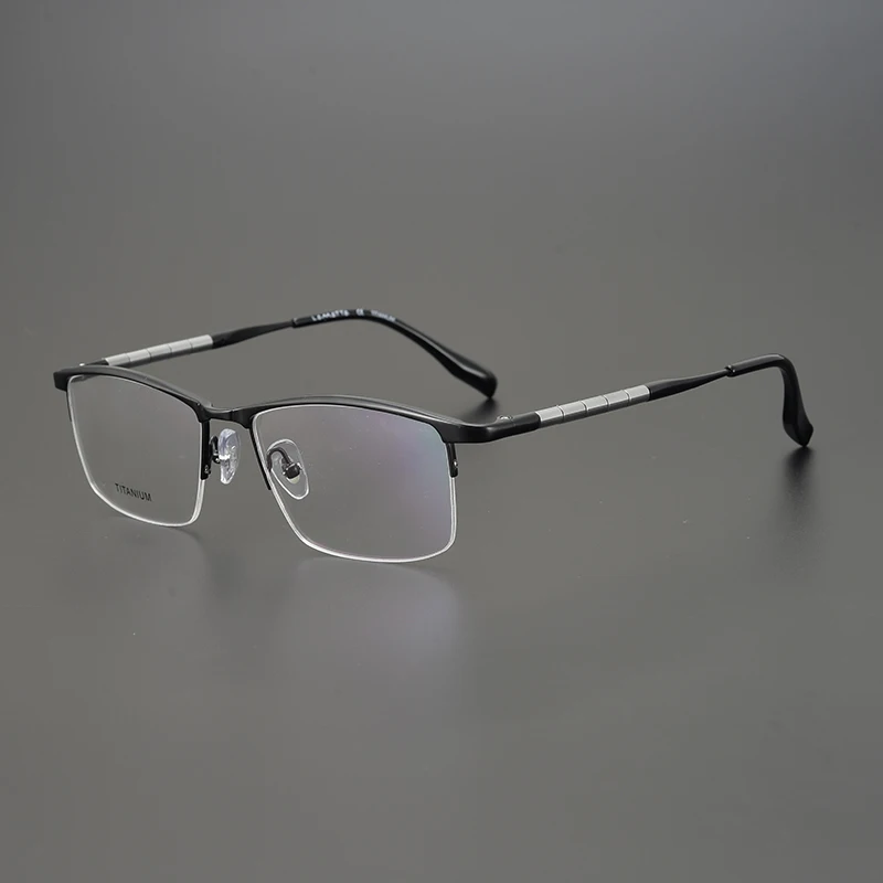 SO SMOOTH WIND Japanische handgefertigte ultraleichte Brillengestelle aus reinem Titan für Herren, Business-Quadratbrillen für Damen, Brillen, Brillen, Gafas Designer 9