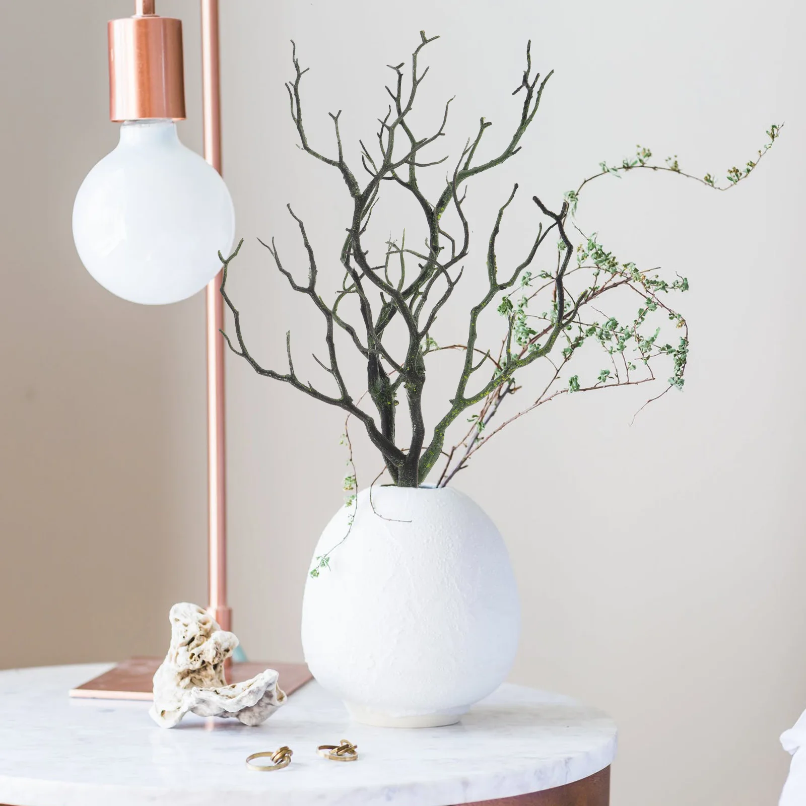 

3pcs Dark Style Deer Antler Hairpin Artificial Dried Tree Branches Plastic Fake Branch For Wedding Party Decor Supplies