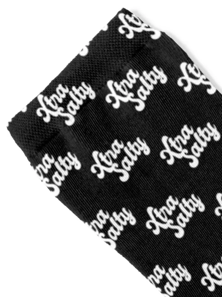 Extra Salty Super Sassy Funny Pun Socks men cotton high quality cycling Novelties new in's Socks Female Men's