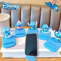 New Disney Stitch Mobile Phone Stand Bedside Table Stands Cute Cartoon Characters Multi Functional Creative Mobile Decoration