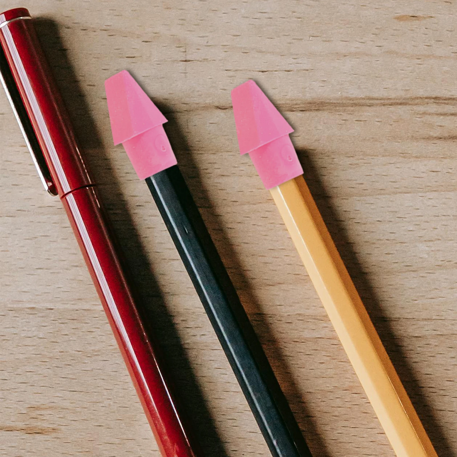 

120Pcs Pencil Top Erasers Soft Rubber Eraser Caps for Students Classroom School Supplies Pencil Eraser Toppers