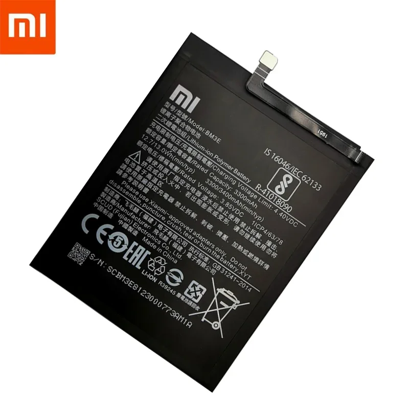 2024 100% oryginalna bateria telefonu Xiao Mi BM3E do Xiaomi Mi 8 Mi8 M8 Real 3400mAh Zamienna bateria Bateria Szybka wysyłka