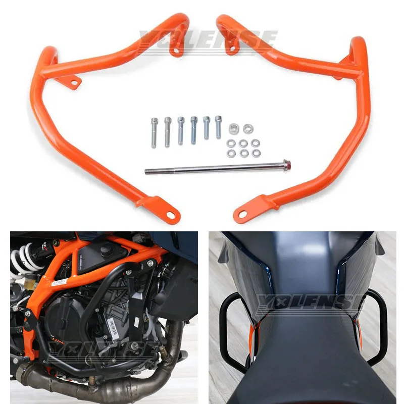 

High Quality For DUKE390 DUKE250 DUKE 250 390 2024 2025 Motorcycle Accessories Engine Guard Bumper Crash Bar Body Protector