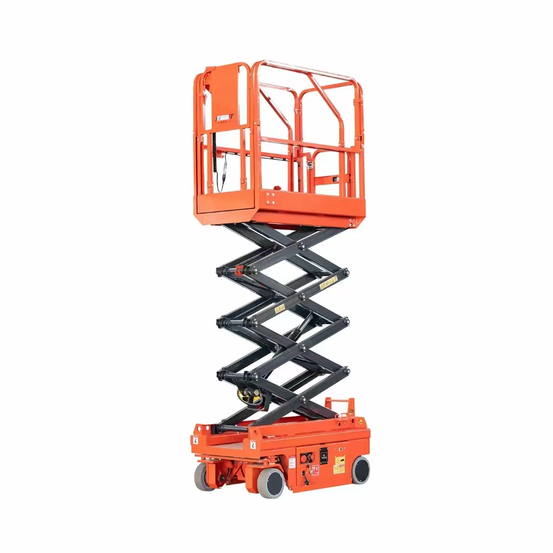 300kg 420kg Hydraulic Mobile Electric Scissor Lift Platform for High-altitude Operation Self-propelled Scissor Lift Platform