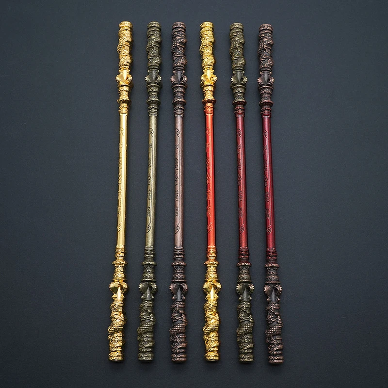 22cm Black Myth WuKong Game Ruyi Golden Cudgel Metal Handicrafts Sun Wukong Monkey King Weapon Game Peripherals Children's Toys