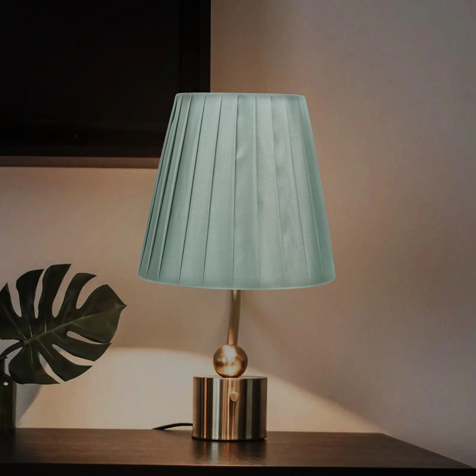 

2Pcs Chic Cloth Lampshade Light Cover Accessories Home Lamp Shade Table Light Cover Household Lamp Shade Cloth Art Lampshade