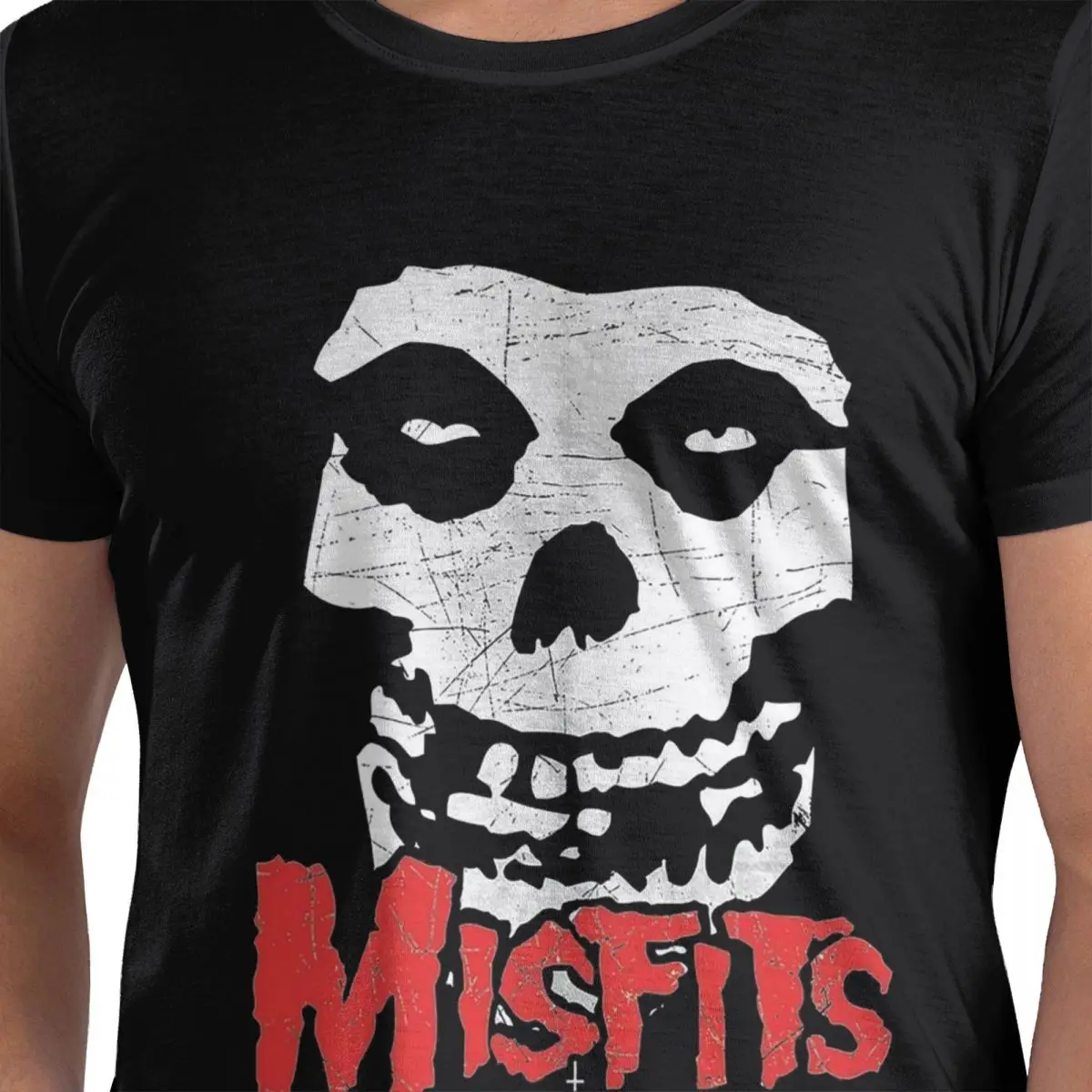 

Misfits Skull 100% Cotton T-Shirt Men's Fashion T Shirts Men O-Neck Short Sleeve S-6XL
