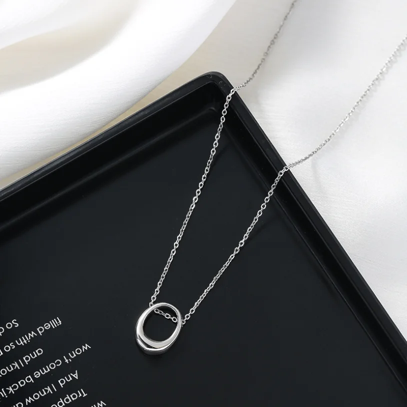 Цепочка-чокер из нержавеющей стали 316L с подвесками в виде капель