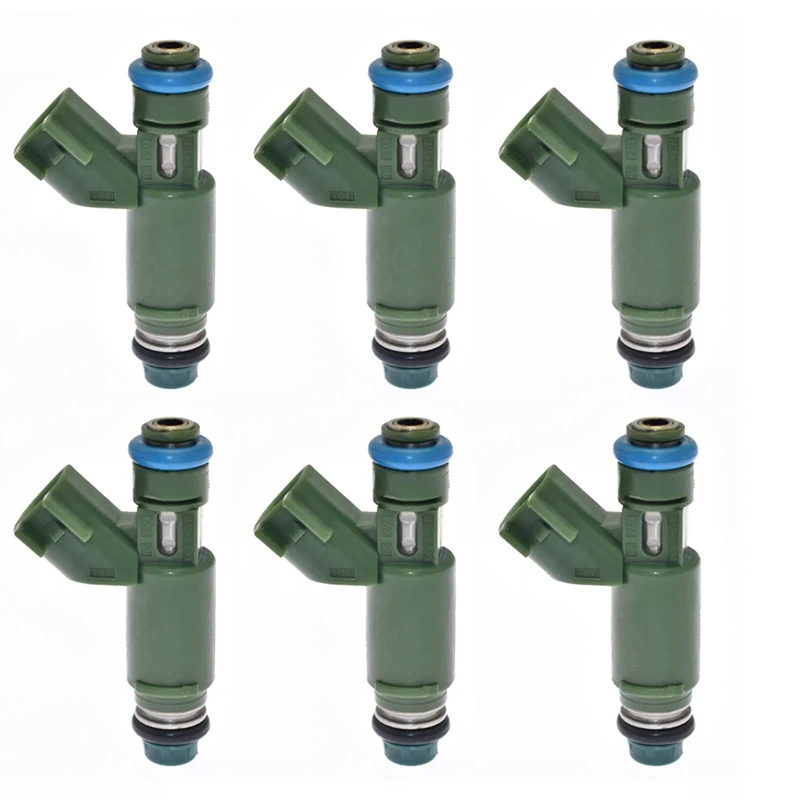 6Pcs Fuel Injector Nozzle 1X43-AB For Jaguar X-Type 2.5L 3.0L 2002-2008 Car Accessories