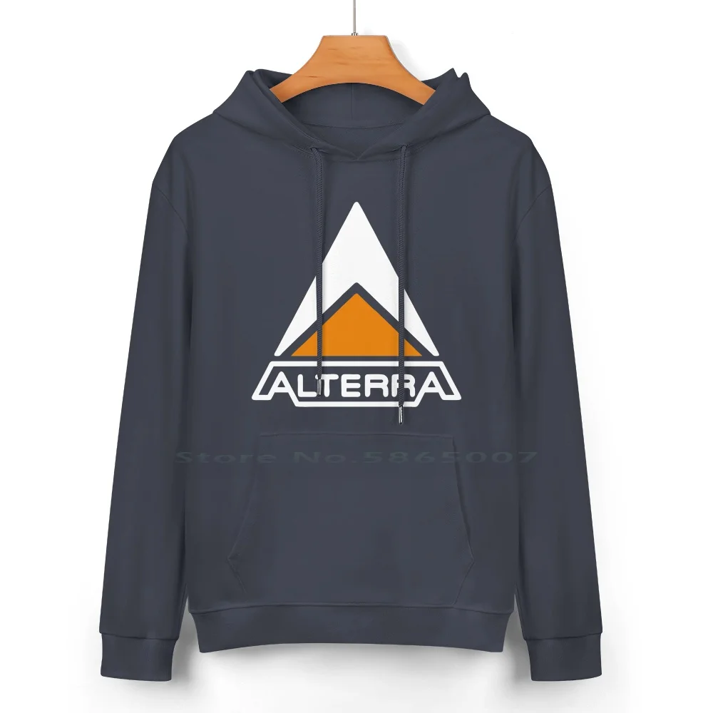 Alterra Pure Cotton Hoodie Sweater 24 Colors Logo Exploration Indie Game Gaming Reference Nerd Alterra 100% Cotton Hooded