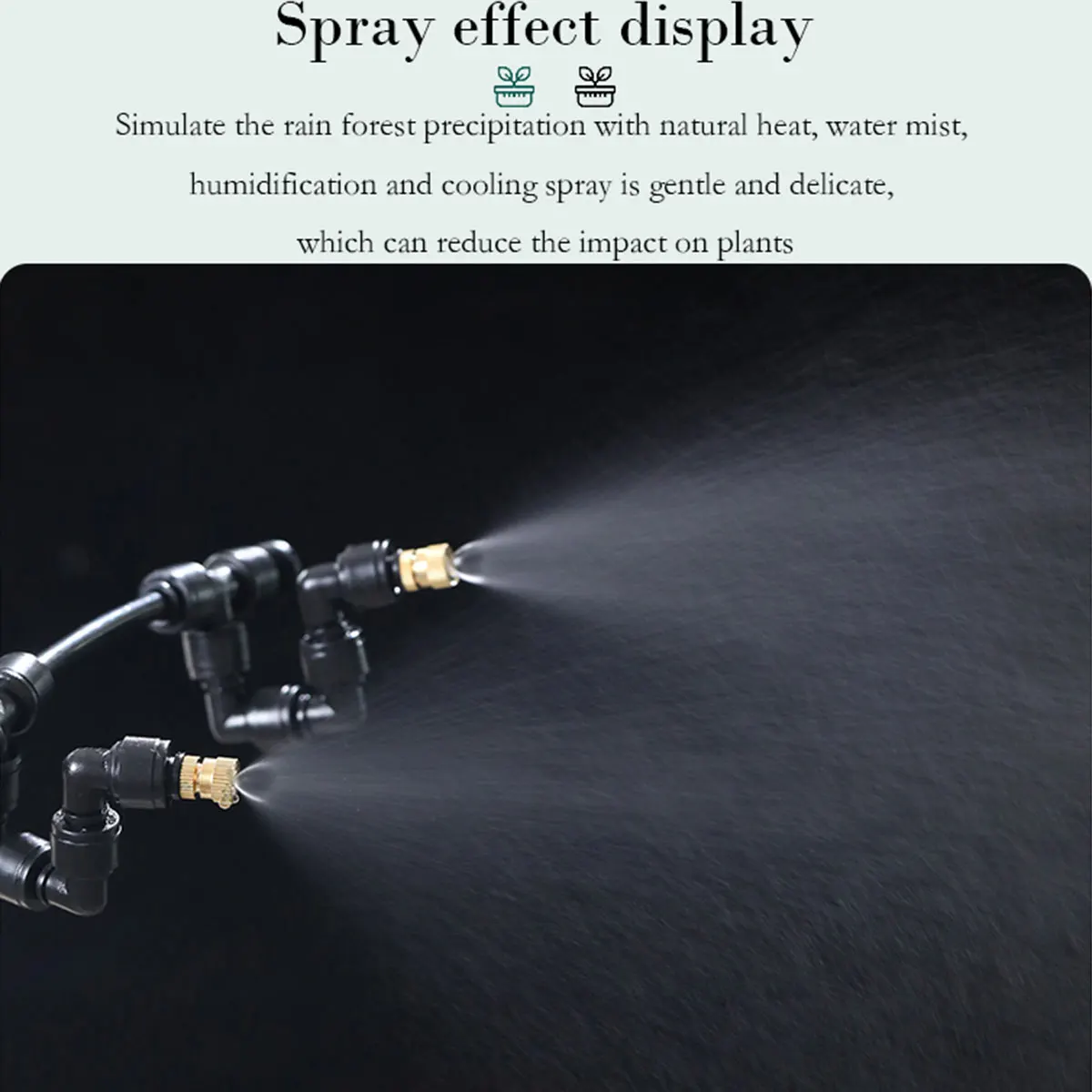 Touchscreen Automatischer Nebel Regenwald Spray Intelligenter ökologischer Zylinder Elektronischer Timer Sprinkler System Kit Steuerung – Detail 6