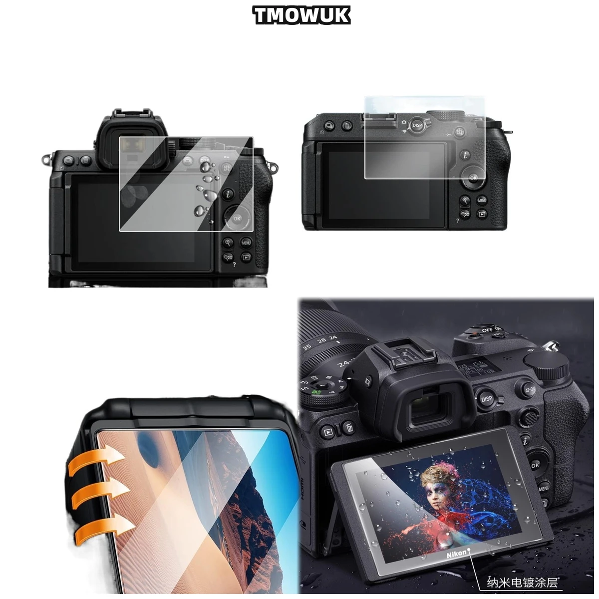 

For Nikon Z50, Robust 9H Glass Protection, Ensures Crystal Image Quality