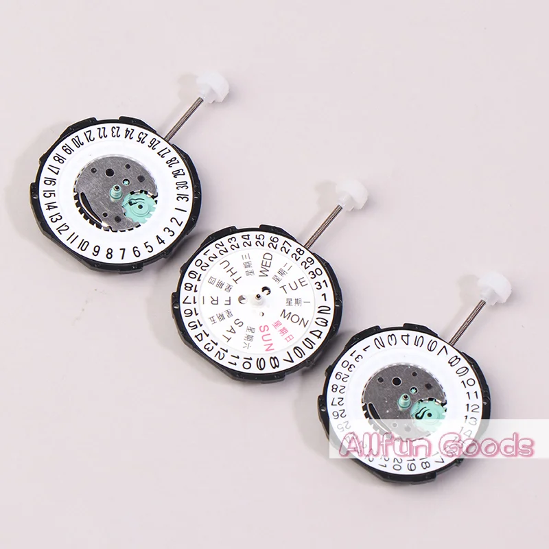 [T5]China Sunon Sl28 Sl28-6 Quartz Movement Replacement Three Hands Calendar Date A Cheap Alternative To 2115-20z Movement