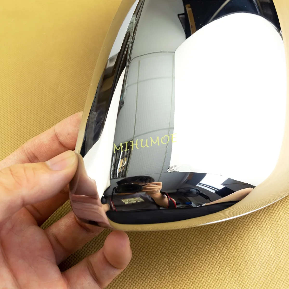 الكروم سيارة الجانب الأيسر الأيمن غطاء مرآة ABS غطاء الكسوة لنيسان ألتيما 2019 2020 2021 2022 2023 2024 #4