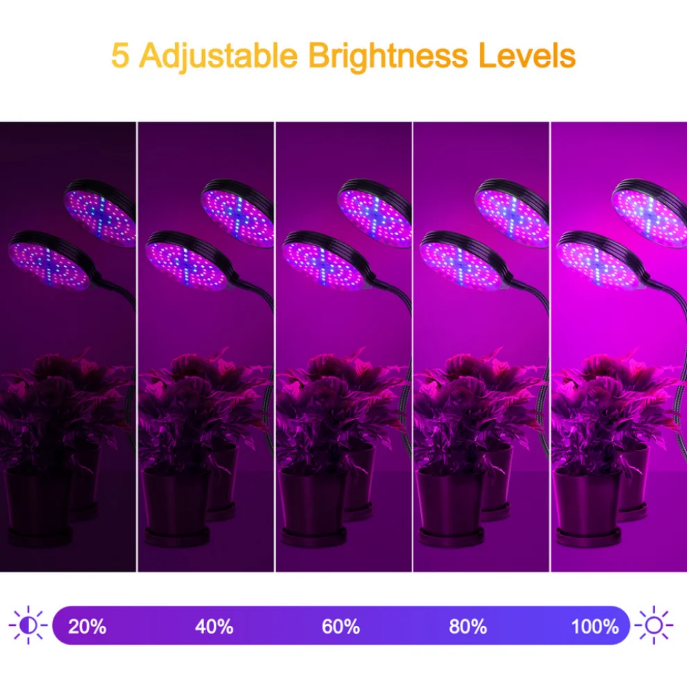 LED Grow Light USB Phyto Lamp Fitolamp a spettro completo con controllo Phytolamp per piante piantine Flower Home Tent Planting lamp