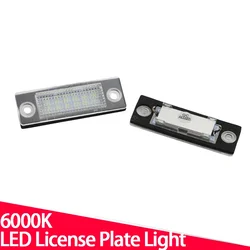 2Pcs License Plate Light For Passat B6 Variant B5 VW Golf MK5 Plus Caddy Touran Jetta VI Transporter T5 License Plate Light