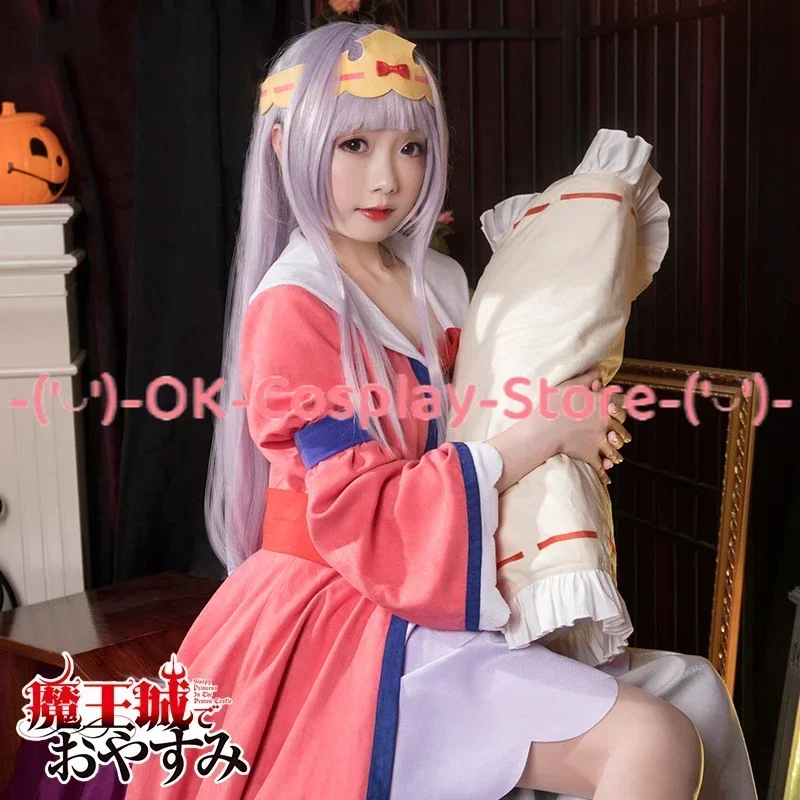 [Custom Made] Sleepy Princess in Demon Castle Maoujou de Oyasumi Princess Syalis Cosplay Costume Women Dress Halloween Uniform