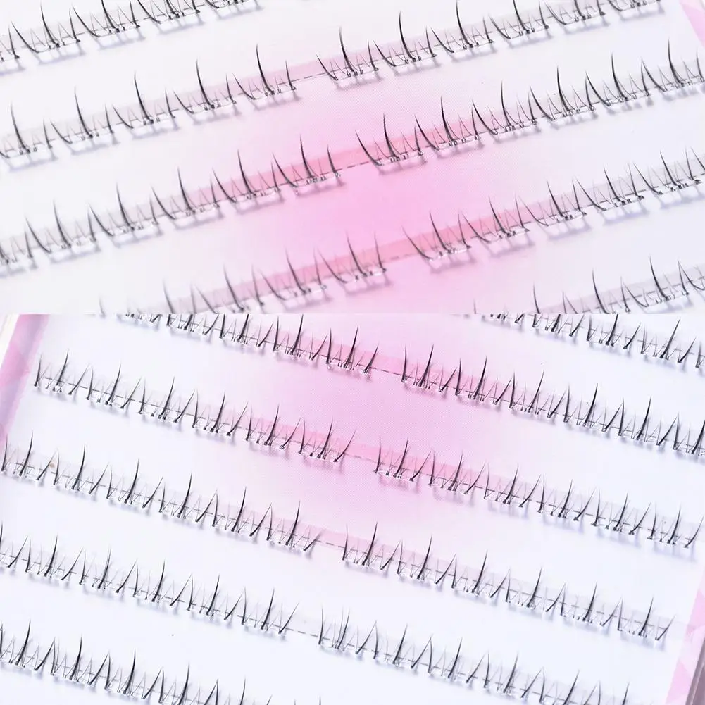 ذاتية اللصق الرموش الصناعية السفلية 5 مللي متر C-Curl أسفل الرموش تمديد مجموعات الكورية نظرة طبيعية أدوات ماكياج #4