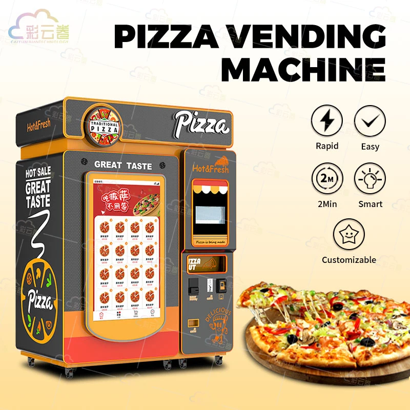 الجملة آلة بيع البيتزا الأوتوماتيكية الصانع الخدمة الذاتية SDK وظيفة نظام المراقبة عن بعد التجاري