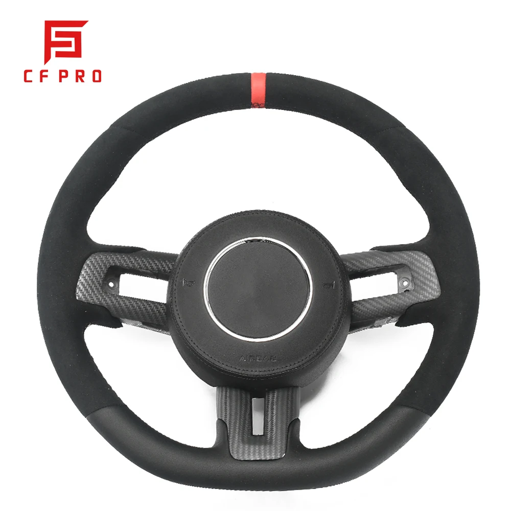 Carbon Fiber Steering Wheel Fit For Ford Mustang Car Steering Wheel Upgrade And Modification Accessories