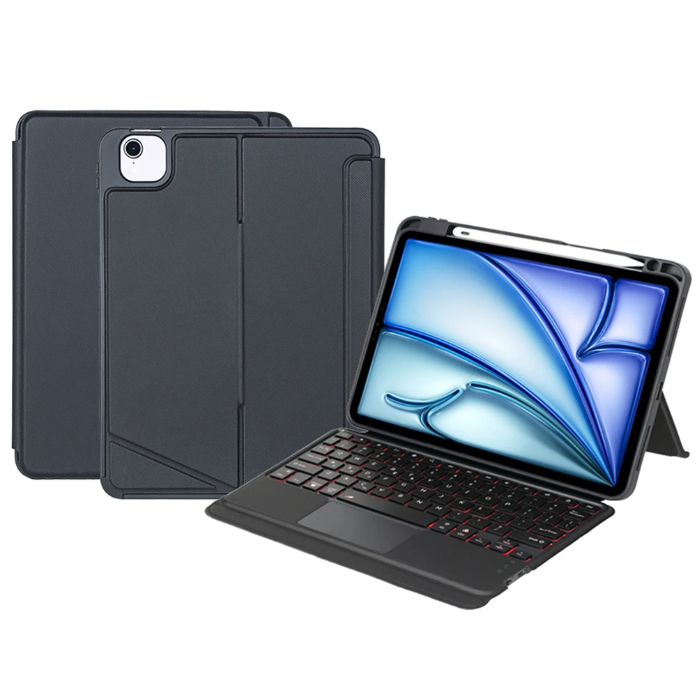 

T11B-AS Bluetooth-compatible Keyboard For iPad Air 11 (2025) / (2024) / Air (2022) / (2020) / Pro 11 (2022) / (2021) / (2020) /