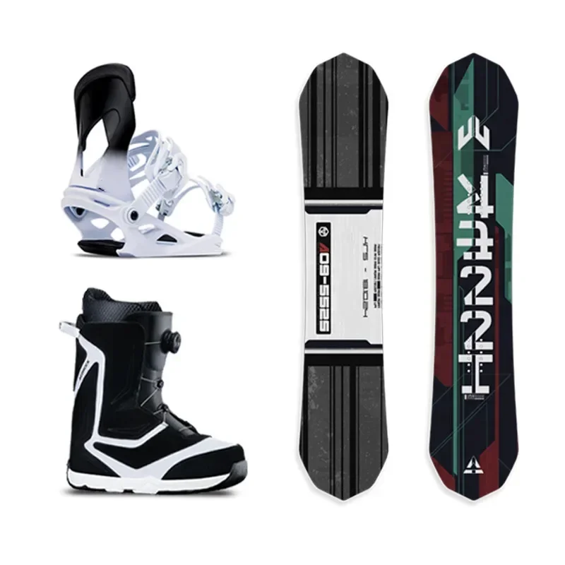 Snowboard with Bindings Carbon Fiber Equipment Competition Snowboard Set All Mountain