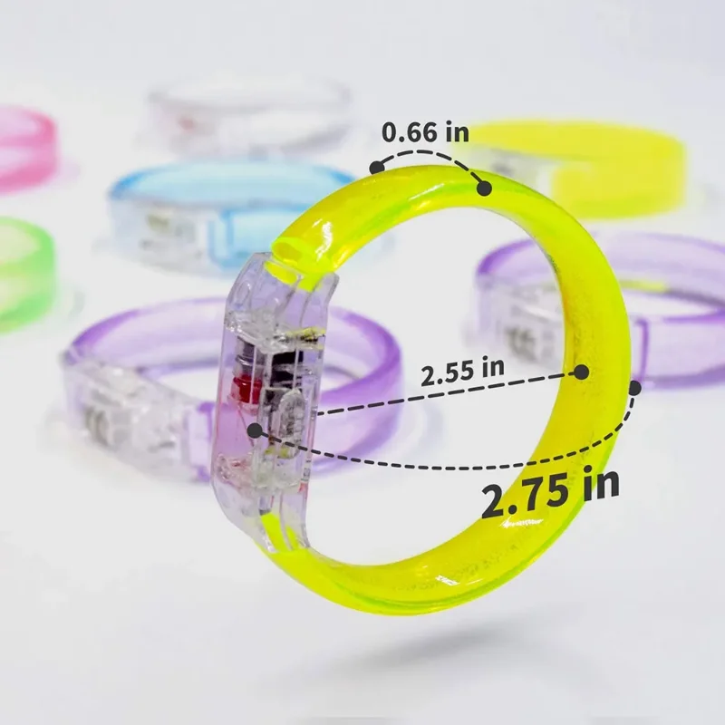 Luminous Bracelet Sticks Bracelets Wristbands Glow in The Dark Party Supplies Neon Light Up Bracelet Toys Kids Adults Party