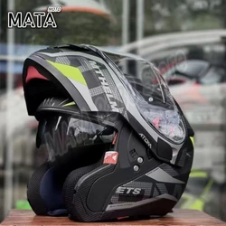 MT Motorcycle Full Face Helmet Double Sun Visor Winter Four Seasons Men Women High Quality Safety Helmets Capacete De Moto