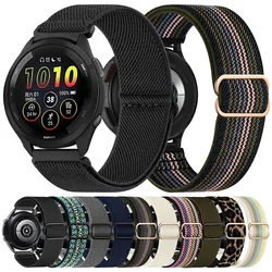 20mm 22mm Sport Braided Strap for Garmin Venu 3 WatchBand Vivoactive 4 Forerunner 165 265 255 Music Replacement Elastic Bracelet