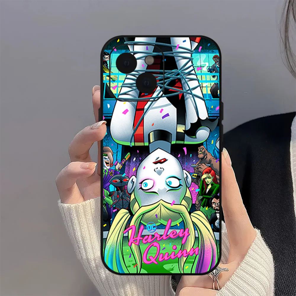 BEAST KINGDOM Harley Quinn Tv Phone Case For iPhone 12 11 13 14 15 Max Pro Plus Shell