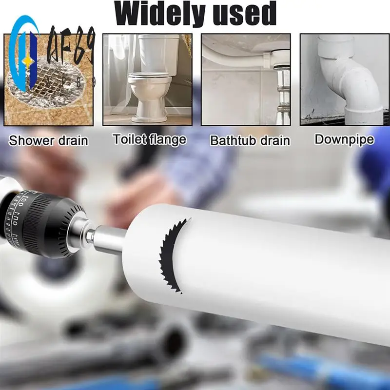 

AF89-Внутренний труборез для ПВХ-труб, внутренний пластиковый труборез 5, сменные пильные полотна для дрели и ударной отвертки