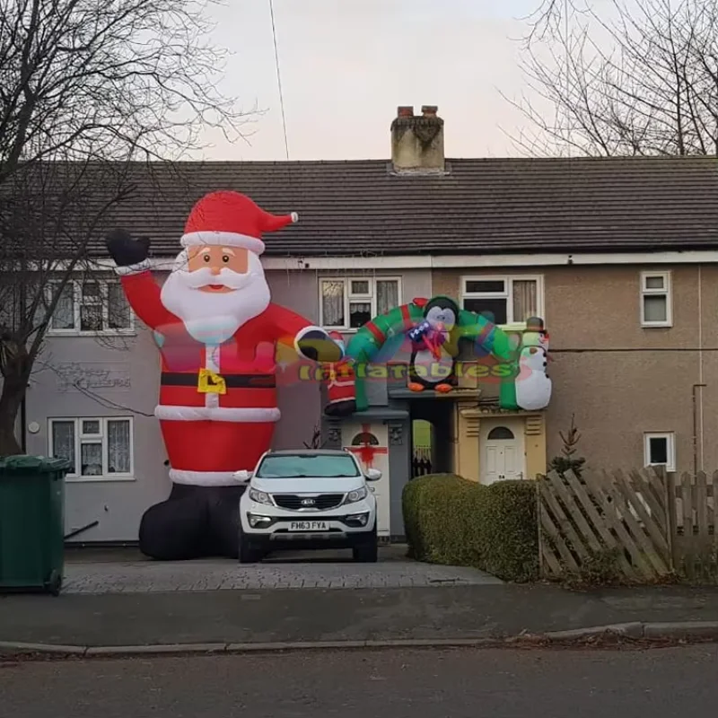 

Giant Max Inflatable Santa Claus Cartoon for Christmas Advertising