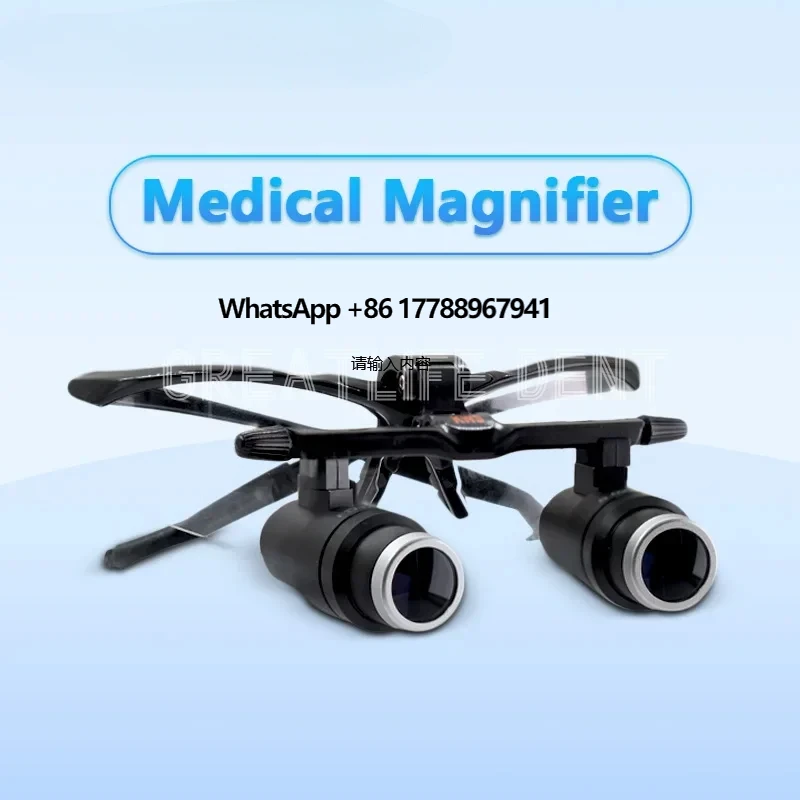 GreatLife Original KWS 4X 5X 6X 420mm Binocular Loupe FD-501K Kepler Frame Magnifying Glasses Medical Operation